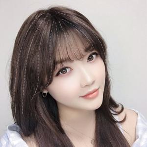 W8035 앞머리 헤이위그 내맘에 쏙쏙 긴머리 소형 리얼스킨 탑피스 여자정수리가발