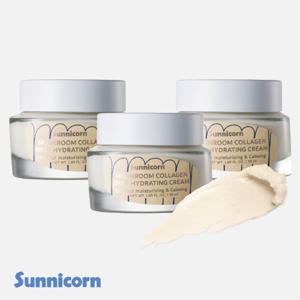 (써니콘) 머쉬룸 콜라겐 하이드레이팅 크림 50ml x 3