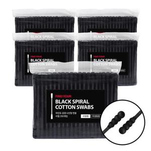 [파인듀]파인듀 검정 나선형 면봉 리필