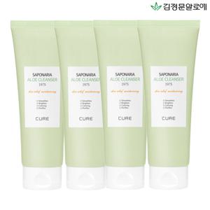 [TV/10%적립] 김정문알로에 사포나리아 폼클렌징 150gX4개