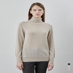 [데일리스트][세정_인디안여성복]캐시미어100% 폴라 니트MDEBL4W93410_GN