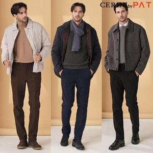 [CERINI by PAT][CERINI by PAT] 남성 코듀로이 기모 본딩 릴렉스 팬츠 3종 세트 25w_23763999_587908