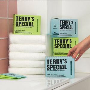 테리파머 고농축 퍼퓸 건조기용 드라이시트 80매 섬유유연제 습식 탈취 건조기시트 건조기 세제 정전기제거