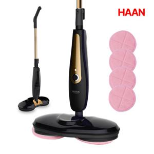 한경희생활과학 스위블 스팀 물걸레청소기 AM-7500BG [살균케어+물분사기능+트윈헤드]