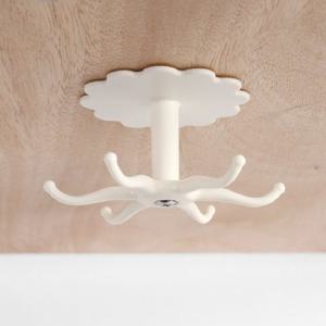 DMT 6구 천장 고정 회전 소품걸이 화이트 1P