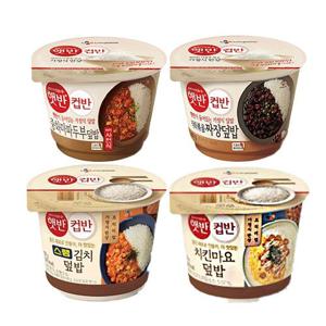 씨제이 스팸김치덮밥251g(2팩)+치킨마요덮밥233g(2팩)+중화마파두부덮밥 275g(1팩)+직화짜장덮밥 281g(1팩)