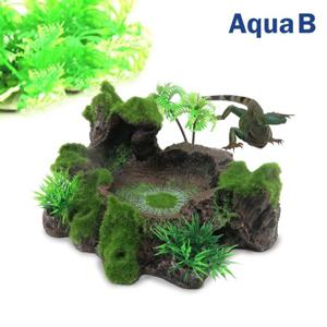 아쿠아비 수족관 옹달샘 돌장식 7139