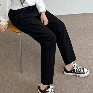 [셀러허브_여성트랜드패션]나인스 겨울 융털 기모 코듀로이 밴딩 팬츠 남성 여성