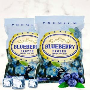 월드홀마켓 IQF 세척 냉동 블루베리 1kgx2봉