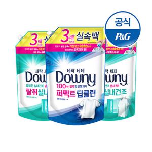 다우니 프리미엄 세탁세제 실내건조/퍼펙트딥클린 1.4Lx3