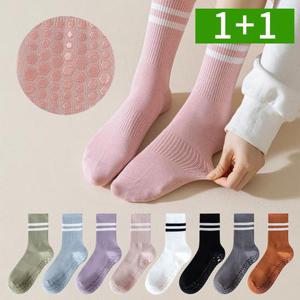 1+1 여성양말 요가 필라테스 논슬립 미끄럼방지 운동 스포츠 양말