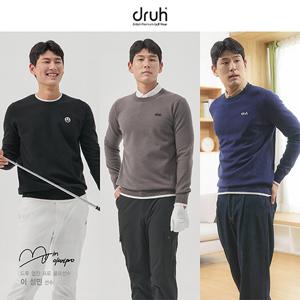 [DRUH] 25FW 드루 남성 에센셜 크루넥 니트2종