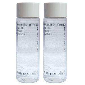 이니스프리 애플 씨드 립앤아이 메이크업 리무버 100ml 2개