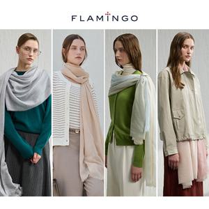 [10%할인+10%적립][후라밍고] 더 프리미엄 25FW 소모 울 100% 머플러 1종