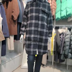 [올리비아로렌]체크싱글코트