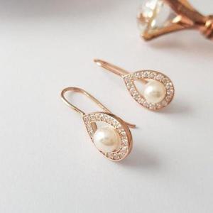 [이쁜]진주 큐라인 고리 이어링