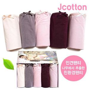 [제이코튼]물랑루즈팬티 진인견여맥시 인견팬티 5종