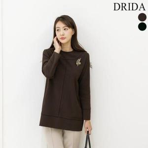 [드리다]여자 겨울 모던 빅사이즈 스판 티 블라우스 40-50대 미시 중년여성 하객 출근 상견례 모임 엄마..