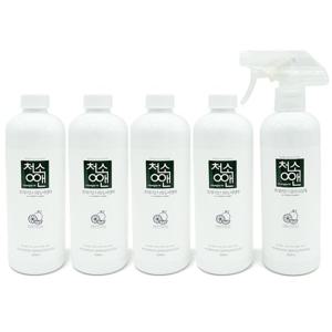 청소앤 다용도세제 500mlX5P 찌든때 물때 기름때 다목적 세정제 은나노