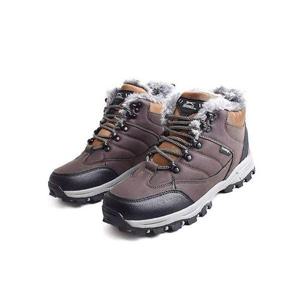 [세자매]후끈한털 생활방수 / 남성 트레킹화 겨울 방한 경등산화 털방한화 / 고퀄리티