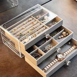 [오노마] ONM 수납함 보석함 액세서리함 쥬얼리케이스 가디언블루 3