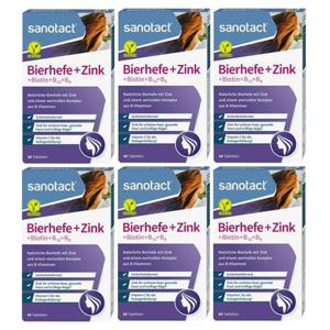 자노탁트 비오라보 비어헤페 맥주효모 아연 60정 6개