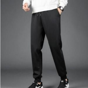 편한남자바지 겨울 방한 스타일 두꺼운 양털 기모 고품질 밴딩