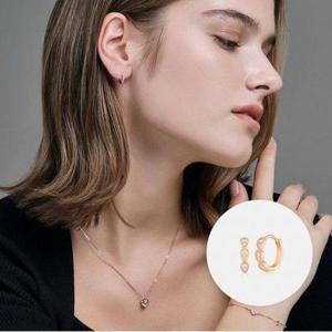 갤러리아_[메트로시티 주얼리] 코르테 14K 로즈 귀걸이 A241GE0119R4A