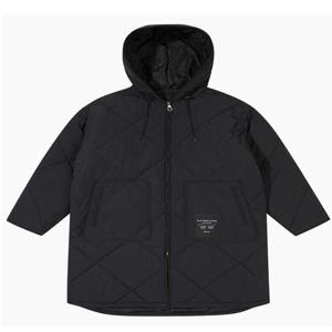 [오프로드]남여공용 롱 ?팅 패딩코트 블랙_DJ