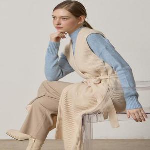 [쉬즈미스][쉬즈미스(SHESMISS)] 벨티드 골지 울니트 베스트 (택가격 198000원)