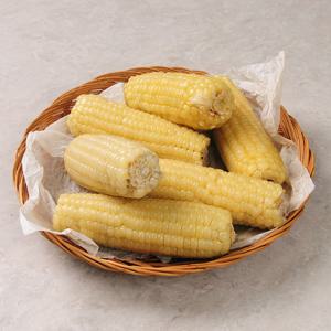 [급냉] 강원도 미백 삶은 찰옥수수 21개 (13cm내외)