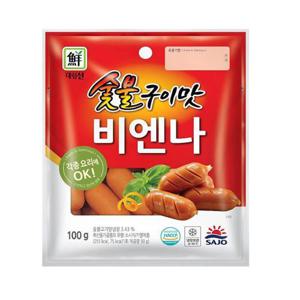 대림 숯불구이맛비엔나 100g 5개