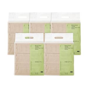 [생활공작소] 뽑아쓰는 대나무 키친타올 (100매 x 3팩) x 5개