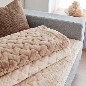 갤러리아_한일카페트  윈터소프트  극세사 소파 패드 4인용  70 X 240