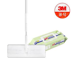 [3M]대형 올터치 더블액션 막대걸레+베이직 물걸레 30매