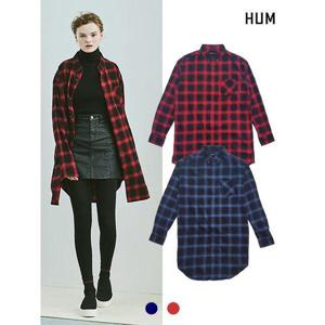 [흄]유니) 소매 아트웍 롱셔츠(FHMWCSL702P)