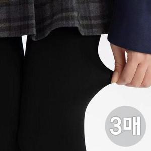 [제이투와이]겨울스타킹 150데니아 블랙 스킨 몸매보정 골프 고탄력 팬티스타킹 3매