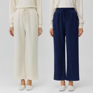 [모든GO]데일리룩 여성 와이드 코듀로이팬츠 골덴 간절기 겨울 밴딩슬랙스 빅사이즈 고무줄바지