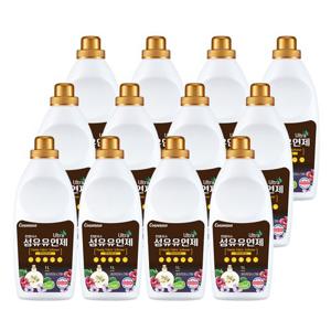 컨센서스 초고농축 섬유유연제 화이트머스크 1L x12개