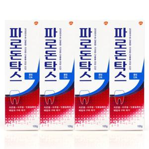 파로돈탁스 데일리 후로라이드 쿨링 민트 잇몸치약 100g x4개