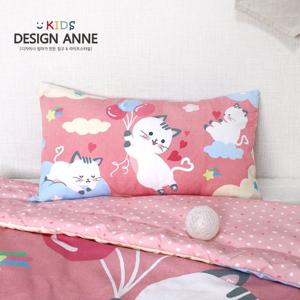 [디자인엔] 알러지케어 해피키티 아동솜베개35