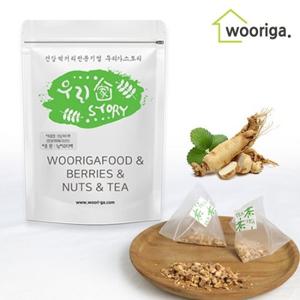 [우리가스토리] 국산 4년근 인삼원물 100% 인삼차 50티백