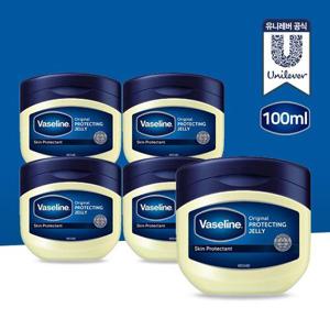 [무료배송] 바세린 오리지널 프로텍팅 젤리 100ml 5개
