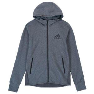 [아디다스]디자인드 투 무브 모션 풀지퍼 에어로레디 후드집업 GM2078 다크그레이