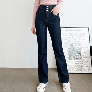 블레오 여성 하이웨스트 슬림핏 데님팬츠 부츠컷 청바지