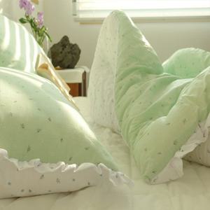 은남침구 프리미엄 아사면60수 사계절 차렵이불 천연소재 굿모닝코튼(퀸베개세트)Q