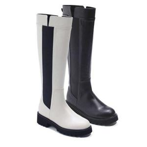 갤러리아_SAERA 세라 여성 롱부츠 C23L901 흑색,아이보리 4.5CM