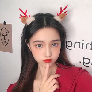 [루즈루나] 연말 크리스마스 파티 헤어핀 루돌프 머리띠