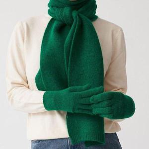 갤러리아_CANDY 장갑 머플러 세트 GREEN [선물포장]