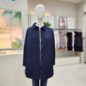 [크로커다일레이디]CLDWPD103NY/체크안감스탠카라패딩점퍼_JK